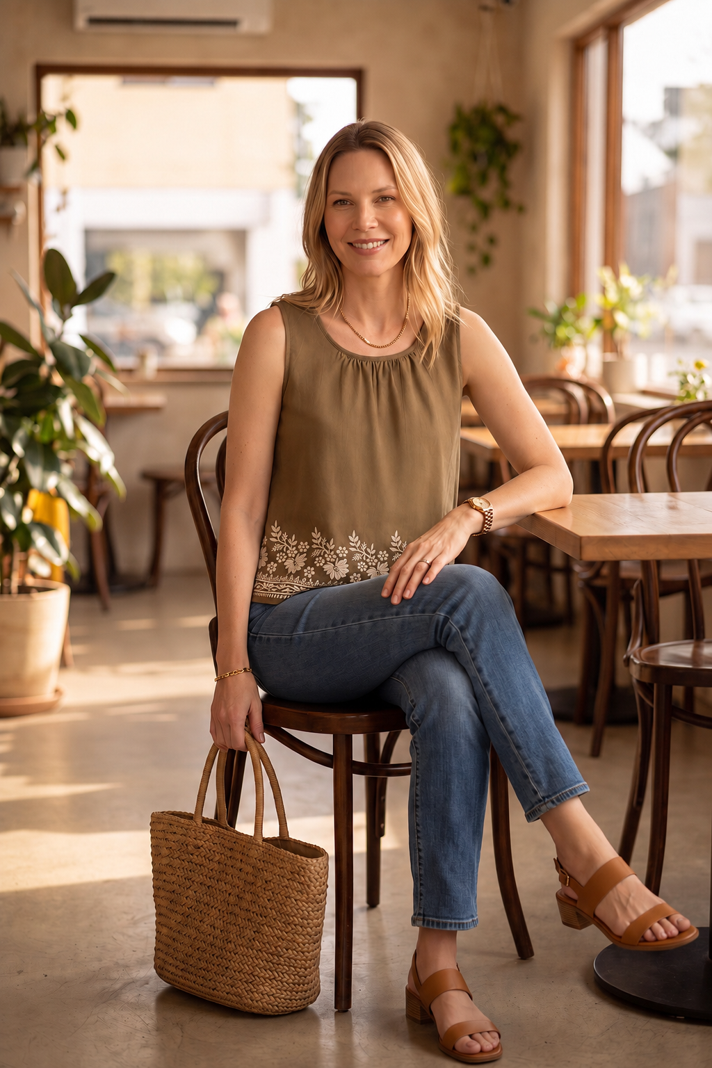 The Loggia Sleeveless Top